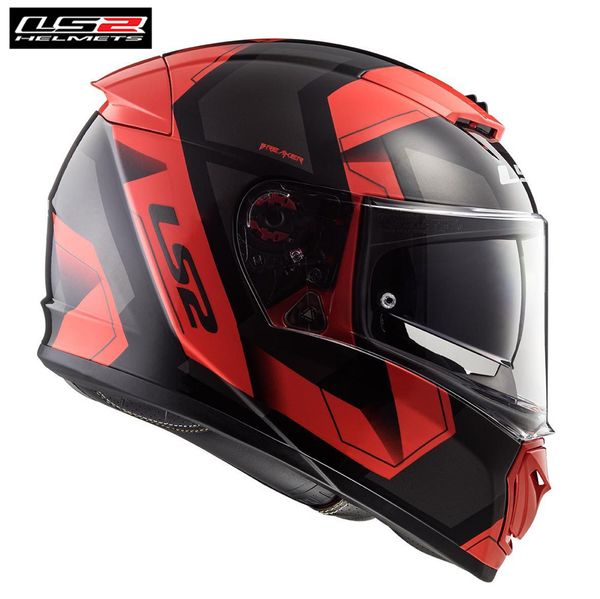 

* free pinlock * ls2 ff390 breaker физика black red анфас мотоциклетный шлем мужчины гонки casque мото мотор helm