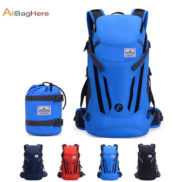 

new outdoor 35l waterproof folding backpack travel hiking backpacks ultralight nylon sports climbing trekking rucksack men women