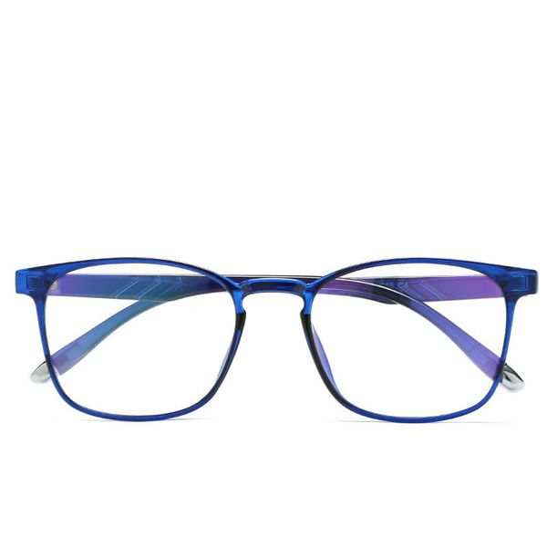 

2020 oversized ultra-light tr90 anti blue ray computer goggles glasses frame with clear lenses reading to protect eyes, White;black