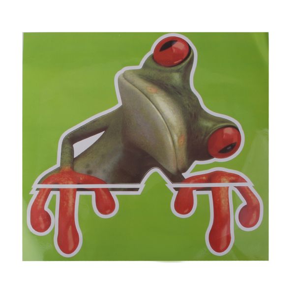 

3d peep frog funny car stickers truck window