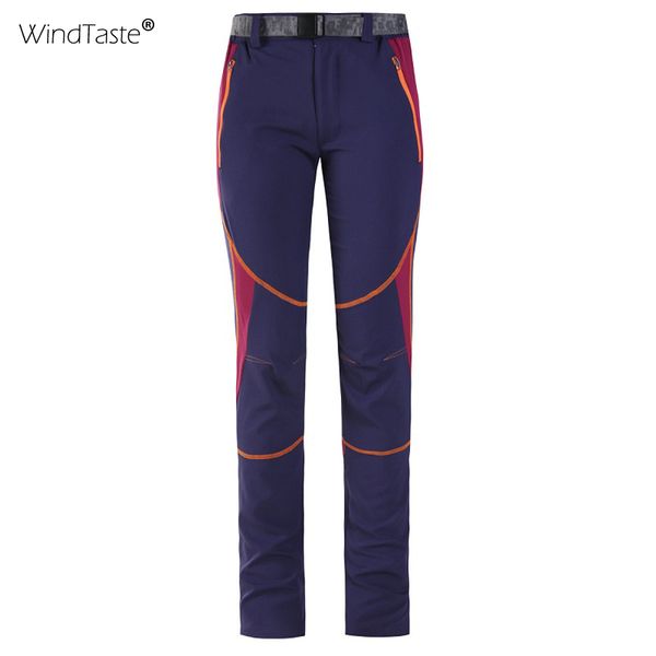

windtaste summer women's quick dry breathable hiking pants outdoor climbing trekking thin elastic anti-uv female trousers ka032, Black;green