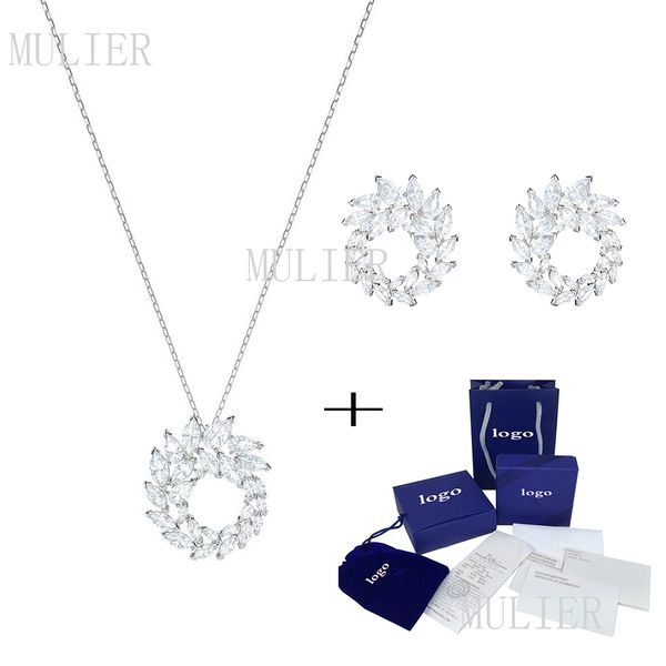 

2019 оен оѬигиналнй новй изканнй блеий еѬебѬнй кѬиалл венок кол Silver