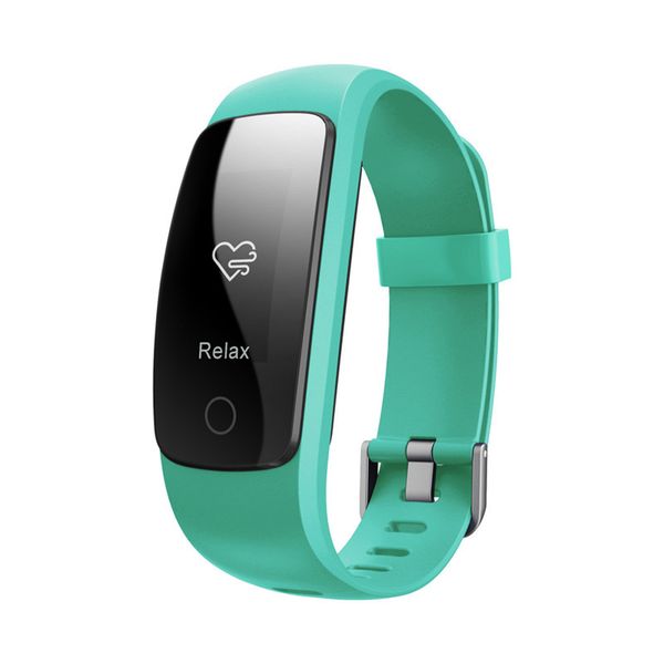 

id107plus hr smart heart rate music control bracelet monitor bluetooth wristband health sport fitness tracking for android ios, Slivery;brown
