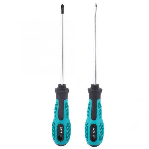 

5x125mm pp handle hand screwdriver screw driver electrician repair tool for 5mm screw cross screwdriver slotted