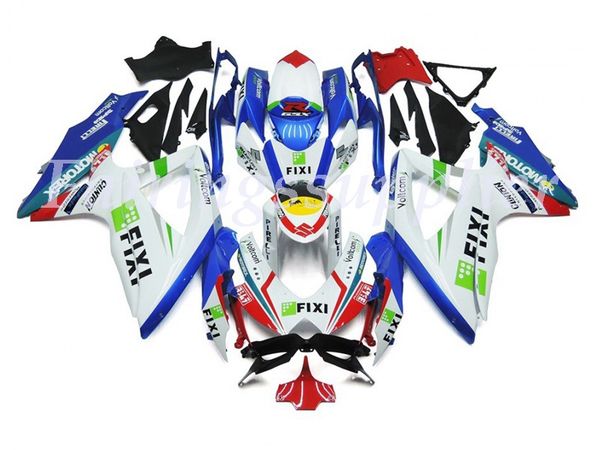 

новый (литье под давлением) abs обтекатель комплекты подходят для (suzuki gsxr 600-750) 2008 2009 2010 gsx-r600 r750 k8 обтекатели набор чер