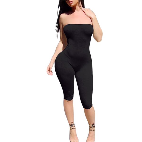 all black bodycon jumpsuit