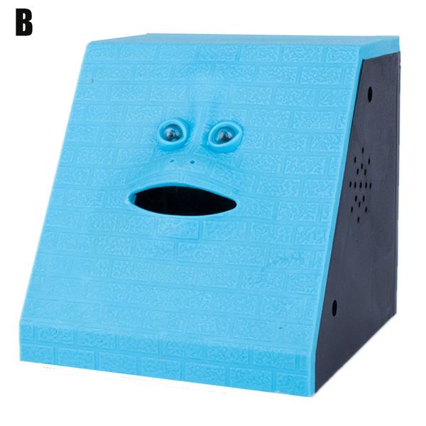 

лицо деньги eating монет банка с питанием от батареи saving box детские игрушки подарки mu8669
