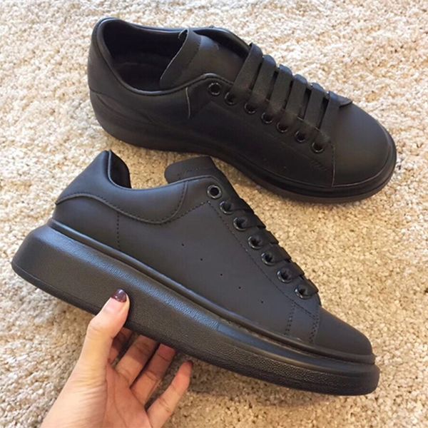 

designer wholesale 3m reflective mens brand casual shoes triple black white gold red luxury women leather suede flat sneakers size eur 36-44