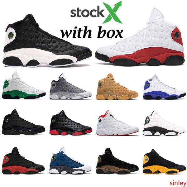 

stock x jumman 13 13s mens basketball shoes reverse he got game chicago atmosphere grey hyper royal black cat men athletic sports sneakers