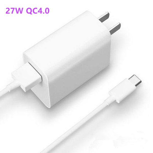 

27w quick wall charger type/usb c qc 4.0 charging cable for xiaomi mi9 mi9se mi8 redmi k20 pro note 8 8a mix 3 mix2s a2 max 2