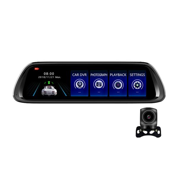 

10 inch full screen 1080p cycle recording adas streaming media car dvr