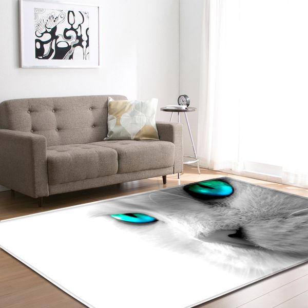 

97personalized customization of animal eyes bedroom living room carpet