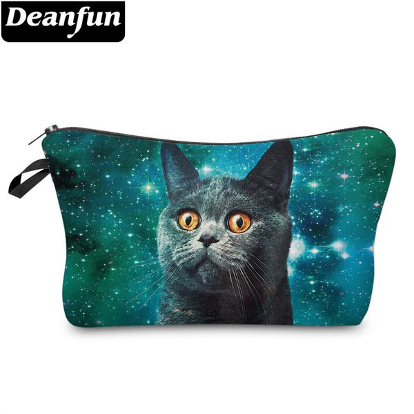 

deanfun 3d printed cat cosmetic bags women makeup storage for travelling 51243