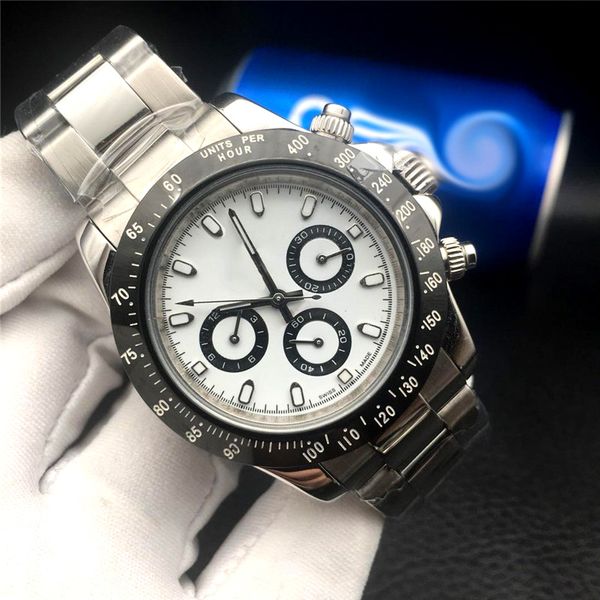 

wristwatches 6-pin mens watch automatic mechanical movement wristwatch montre de luxe 316 stainless steel insurance buckle small dial work, Slivery;brown