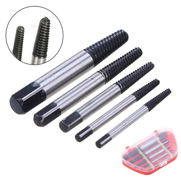 

damaged broken screws extractor drill bits removal speed tool 1# bolts screw remover drivers screw 5pcs/6pcs out damaged z7d6