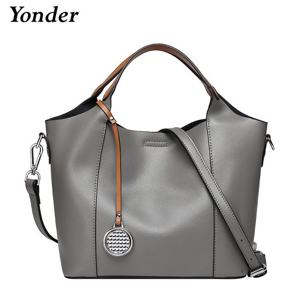 

yonder 100% натуральной кожи коровы женские сумки из натуральной кожи casual tote большой вместимости элегантная леди плеча crossbody сумки