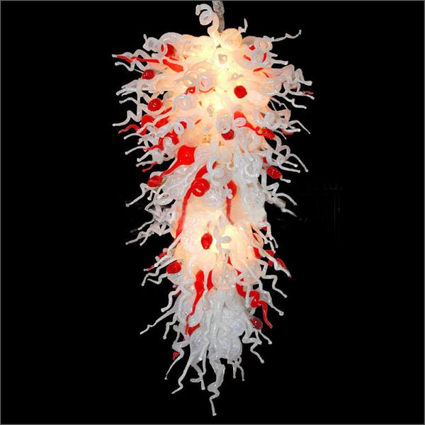 

modern customized colored mouth blown glass chandelier lightings new house decoration hand blown glass led chandelier lighting