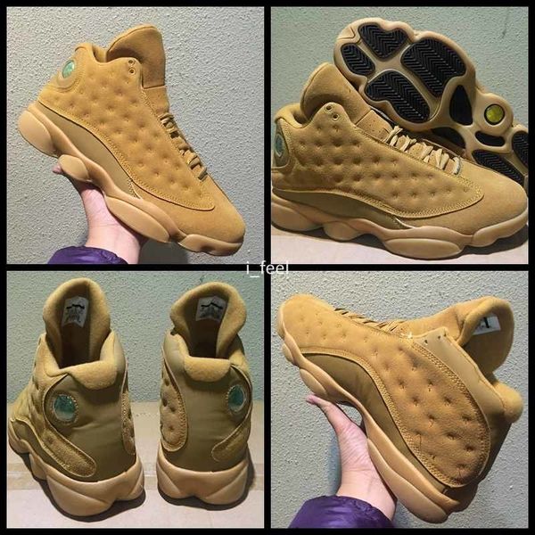 

new 13 xiii wheat basketball shoes for men,mens 13s basket ball sports outdoor sneakers trainers size us 8-13