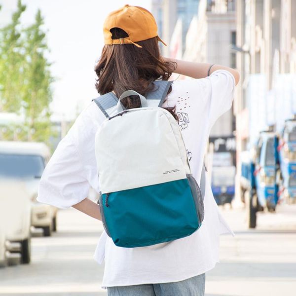 

zipper sports ultralight foldable nylon waterproof outdoor travel packable daypack hiking backpack cycling large capacity