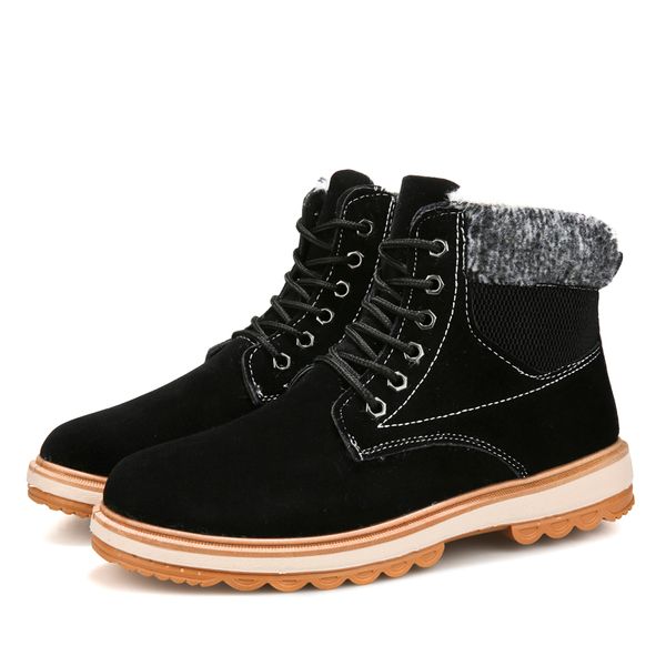 

wholesale australia boots for men women ankle knee short fur boot snow winter blue chestnut mens womens booties size eur 40-44, Black
