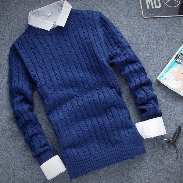 

12 colors ] men pullover 2019 new fashion round collar, winter sweater men's brand pullovers casual sweater s-3xl, White;black
