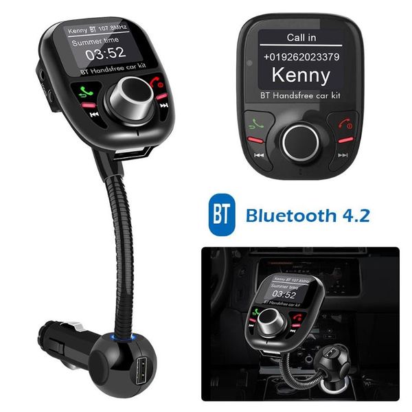 

Новый BT002 Bluetooth Handsfree FM-передатчик Автомобильный Комплект MP3 Музыкальный Плеер Рад