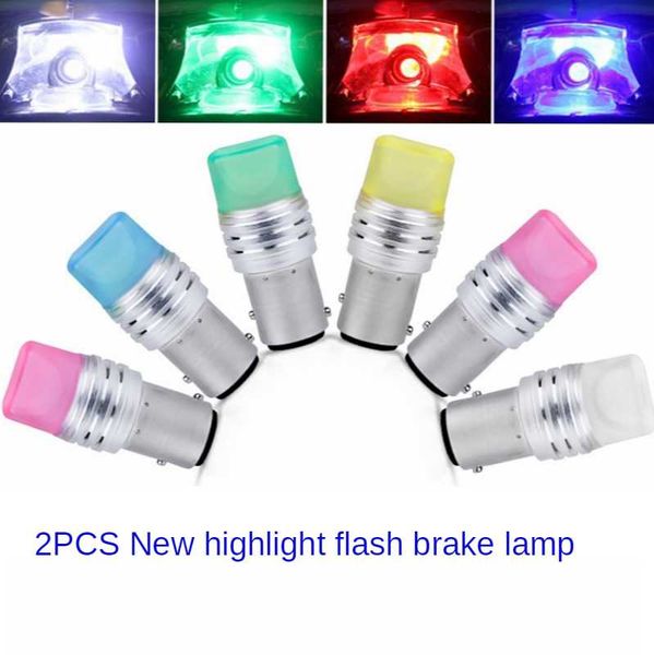 

the new car and motorcycle led flashing lights highlighting tail electric car modification accessories solid lights