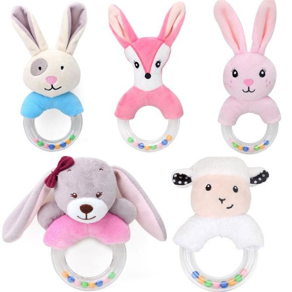 

детские симпатичные колокольчик прекрасный 3d кролик собака овцы олени печатные мультфильм животных колокольчик детские keepsakes wy497q