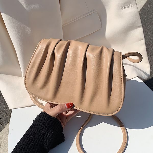 

new summer saddle bag female fashion white women bag simple messenger hand shoulder messenger