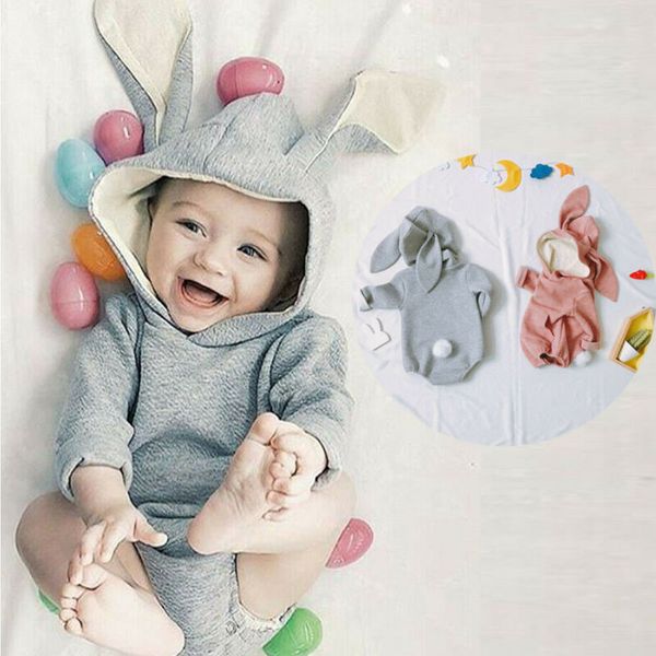 

2020 toddler baby girl boy easter bodysuit jumpsuit romper outfits, Blue