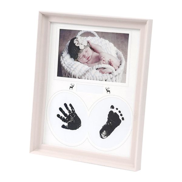

footprint ink pad p frame birthday newborn baby hanging kid bedroom home decor handprint pvc wall pictures gift