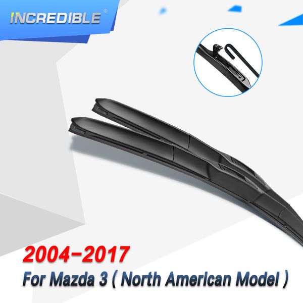

incredible hybrid wiper blades for 3 fit hook arms ( for north american version only