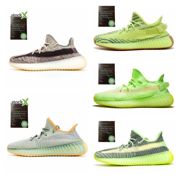 

kanye west static running shoes new israfil cinder desert sage earth tail light zebra womens mens trainers sneakers size 13 luxky j#006254