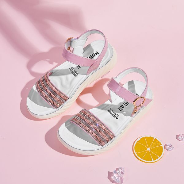 

summer style sandals children casual shoes toddler kids girls beach sandals cute girls princess shoes, Black;red