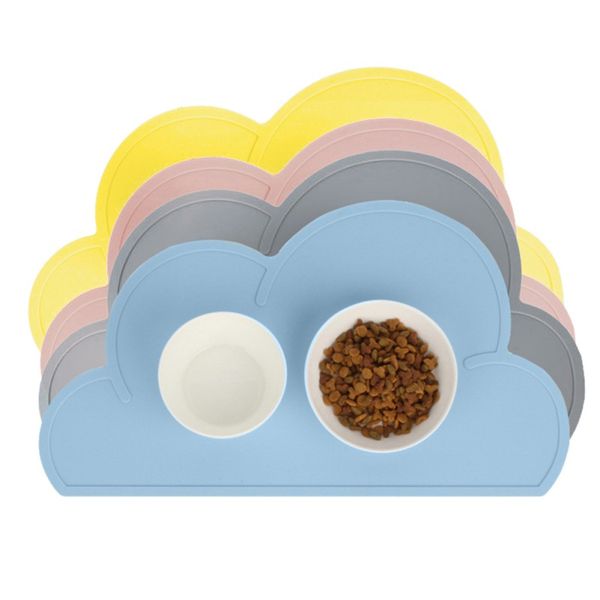 

new silicone pet feeding mat dog cat pad mat pet feeder water dish bowl placemat feeding clean cat dog supplies
