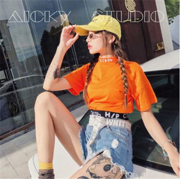 

HERON PRESTON Short Women Tshirts Hot Short HP Sexy Ladies Tops Summer Fashion Designer Cool Tees