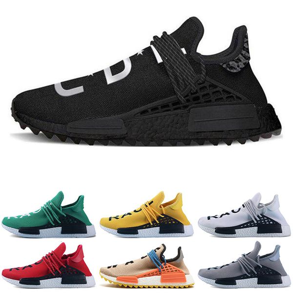 

with box bbc multi color nmd human race running shoes hu pharrell solar pack mother orange black red oreo mens womens sneakers trainers