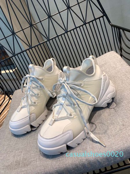 

fashion sneaker wedges flats platform dress loafers canvas trainers designer luxury white black women leather casual shoes c20