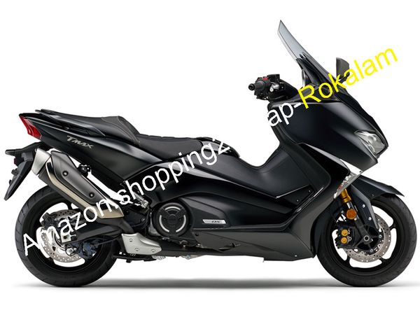 Per Yamaha TMAX530 17 18 TMAX 530 T MAX 530 2017 2018 Nero lucido + Nero opaco Sportbike carenatura (stampaggio ad iniezione)