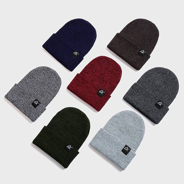 

2019 new winter beanies for men hats knitted cap hip hop hat girl autumn male beanie caps warmer bonnet boys casual warm cap