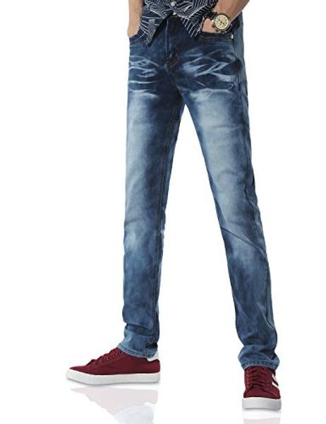 

demon 817 series men's stretch slim fit jeans, Blue