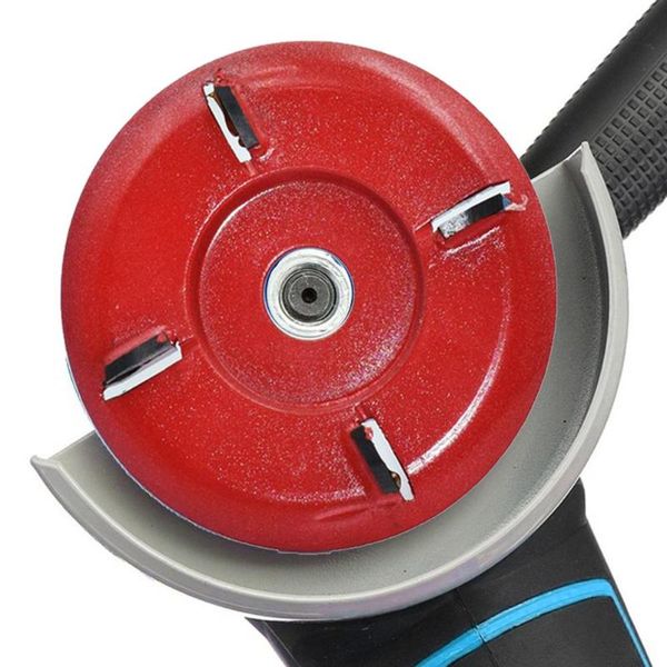 

wood carving cutter disc for 16mm angle grinder sculpting tool 4 teeth shovel plate woodworking milling attachment