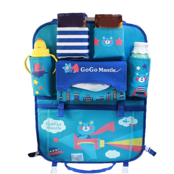 

car organizer seat back storage bag hanging stowing tidying baby kids travel universal auto multi-pocket bag