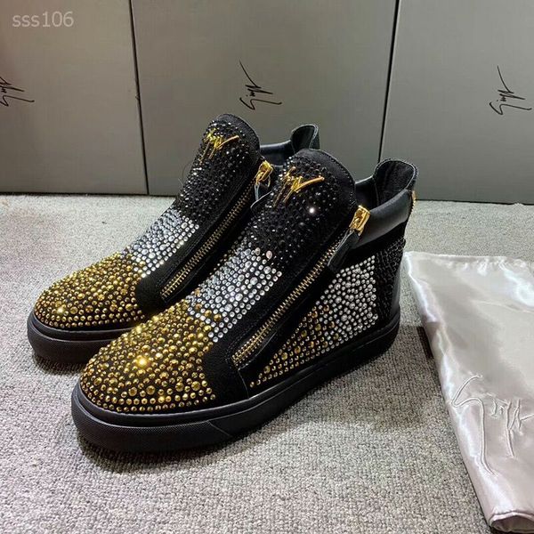 

comfortable handsome thick bottom high-handsome sneakers winter british style leather lace-up motorcycle shoes factory direct sales, Black