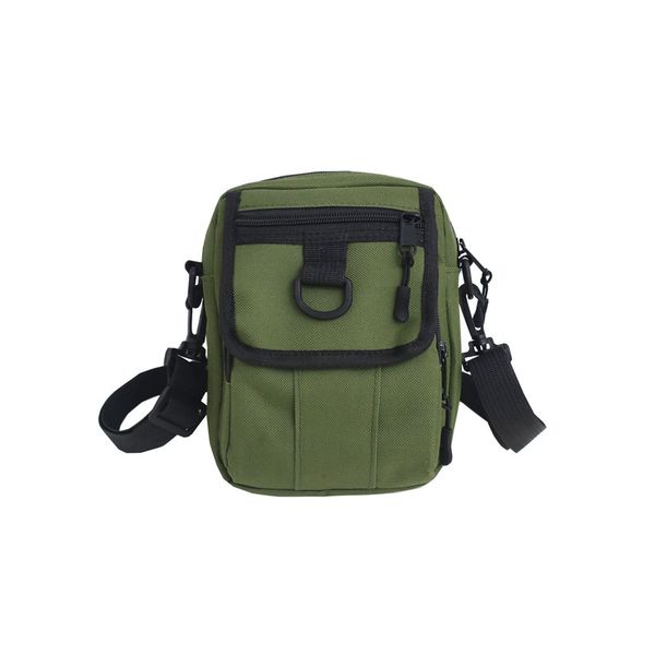 

trendy small square bag fashion solid color shoulder bag oxford cloth waist pack youth street style cool