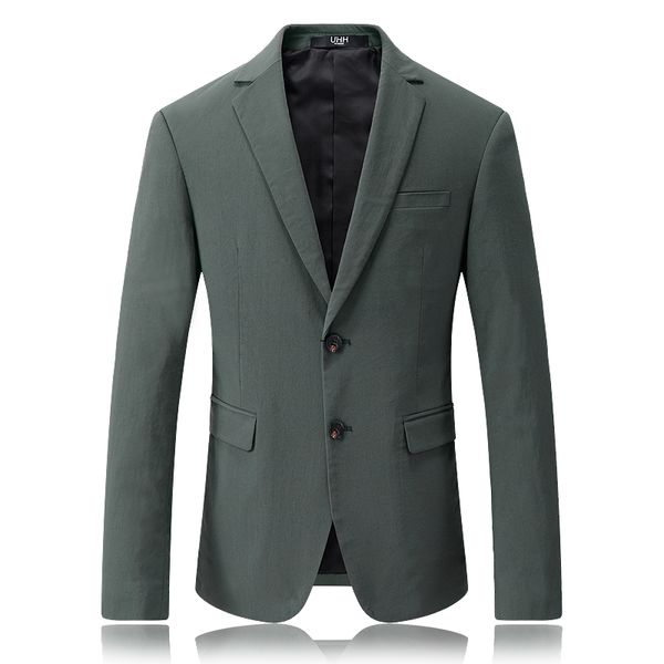 

men's suits & blazers 2021 casual 100% cotton suit fashion single breasted size men business blazer jacket, White;black