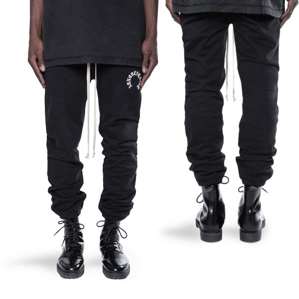 

ARNODEFRANCE ADF19 Pants Black Drawstring Trousers Sweatpants Vintage Street Casual Men Women Comfortable Sport Pants HFHLKZ019