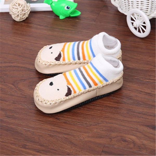 

baby shoes cartoon newborn girls boys anti-slip socks first walkers soft bottom non-slip cotton toddler shoes