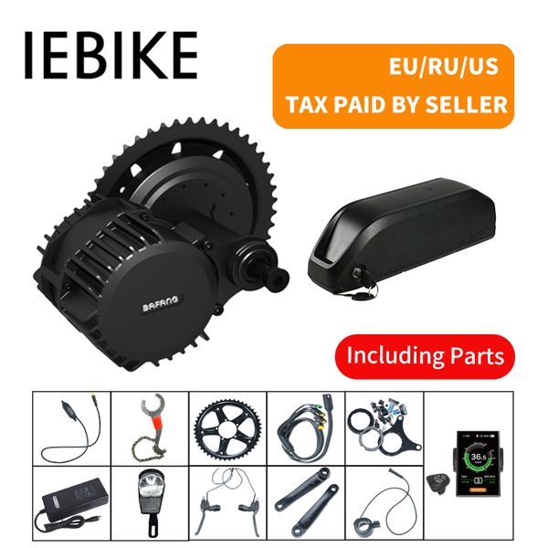 

48v 1000w bafang electric bike conversion kit with battery bbs mid motor set for bicycle e bike conversion kit for mountain