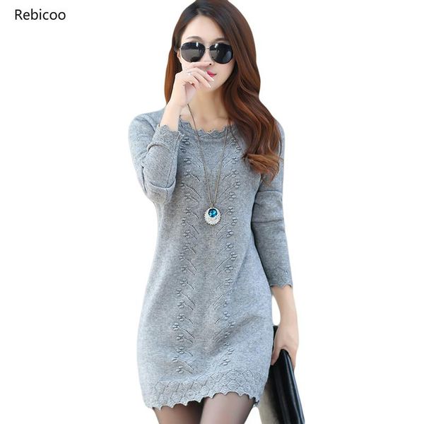 

2019 new women's spring autumn long sleeve knit casual sweater female plus size sweaters for women pullovers sweater, White;black